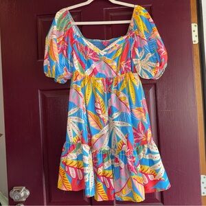 Flying Tomato Blue and Pink Dress